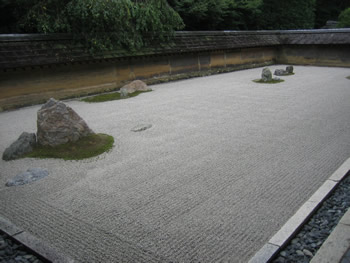 Zen garden - Kyoto, Japan